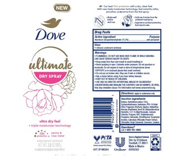 Dove Peony Dry Spray Ap Deo (Dove Peony Dry Spray Ap Deo)